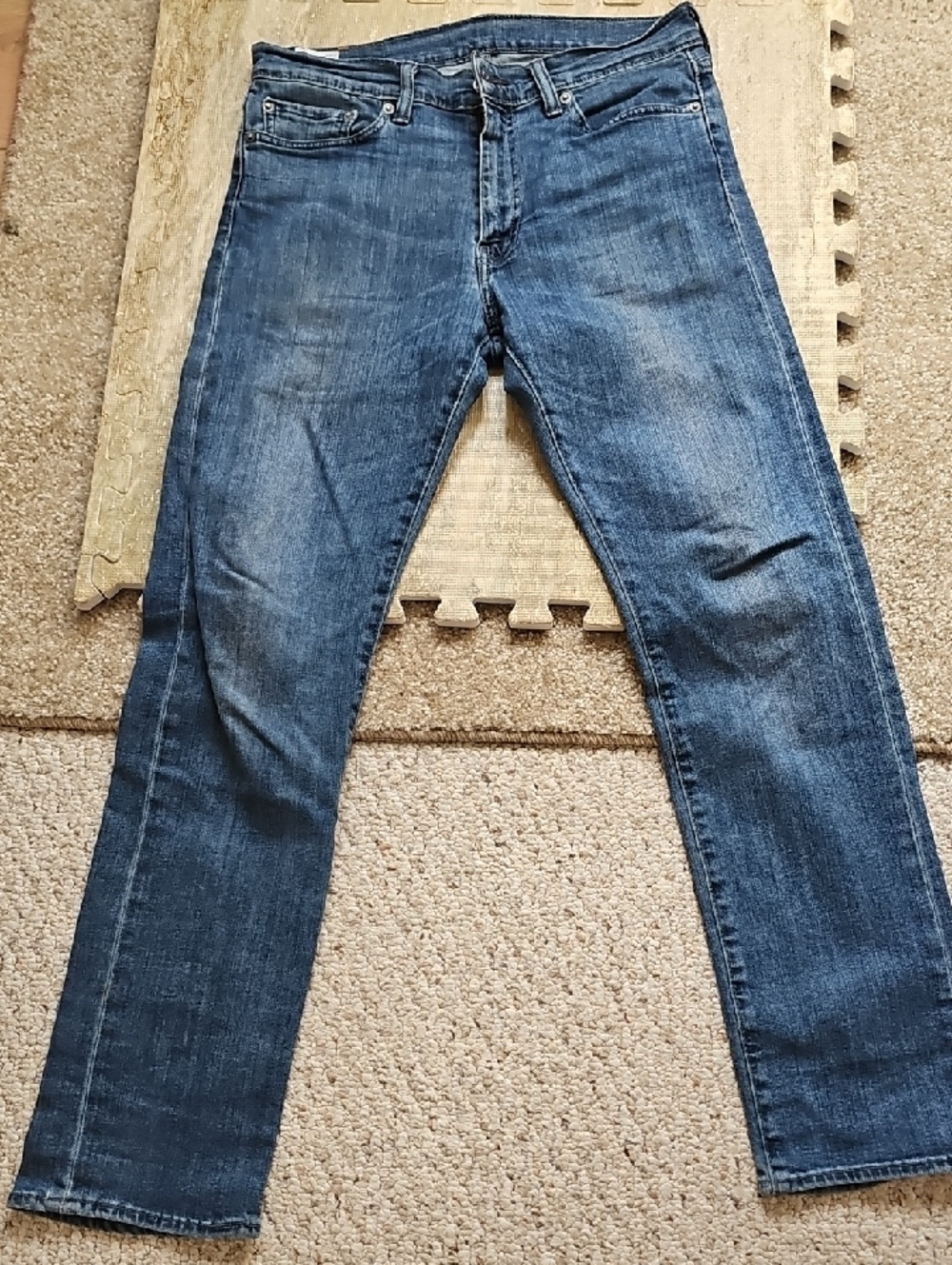 Levi's 513 Slim Fit Jeans in Dark Blue Wash